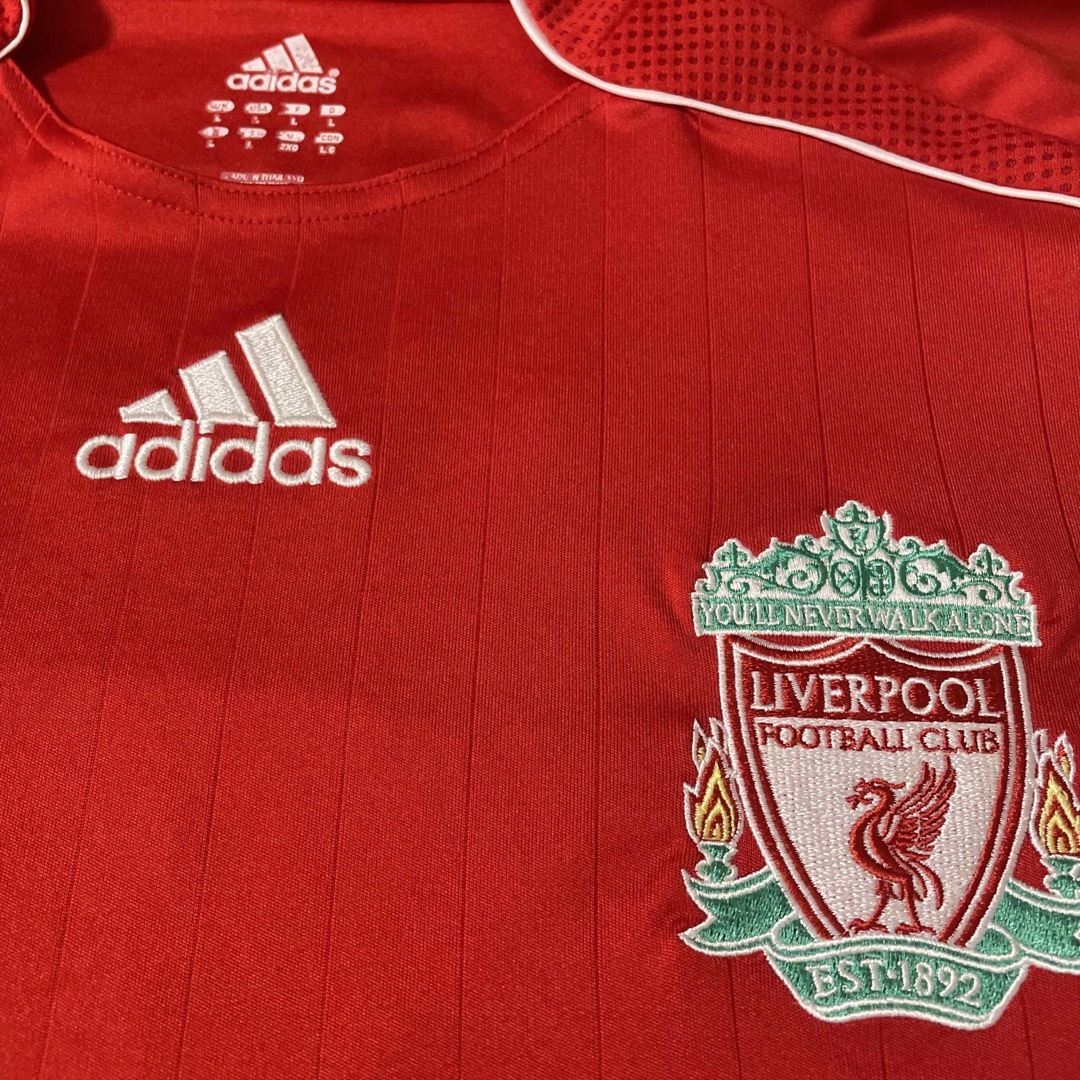 adidas(アディダス)のLiverpool リヴァプール 06-08 ユニフォーム 古着 メンズのトップス(Tシャツ/カットソー(半袖/袖なし))の商品写真