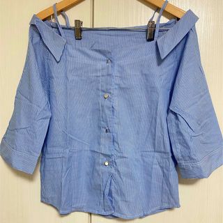 シマムラ(しまむら)のしまむら　オフショルトップス(シャツ/ブラウス(半袖/袖なし))