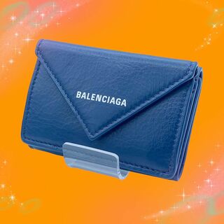 バレンシアガ 折り財布(メンズ)（ブルー・ネイビー/青色系）の通販 24