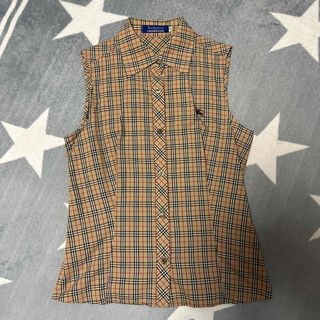 バーバリーブルーレーベル(BURBERRY BLUE LABEL)のBurberrys Blue Label ノースリーブシャツ(シャツ/ブラウス(半袖/袖なし))