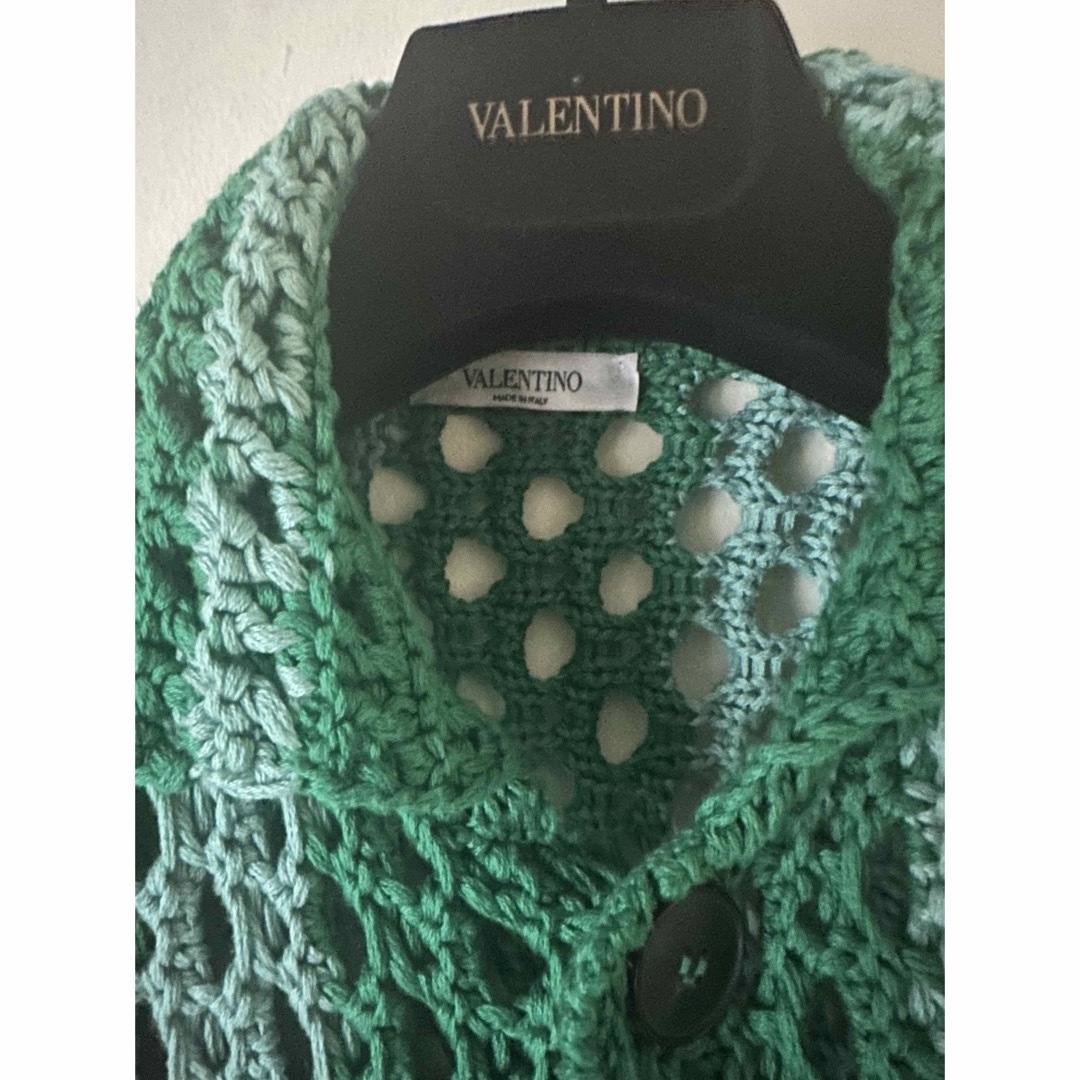 valentino crochet knit aloha shirt