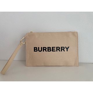 バーバリー(BURBERRY)の【BURBERRY】バーバリー ノベルティポーチ ベージュ【新品未使用】(ポーチ)