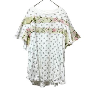 ピンクハウス(PINK HOUSE)の新品 ピンクハウス フラボラ 花柄カットソー 1(カットソー(半袖/袖なし))