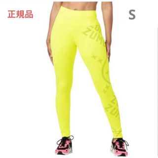 正規品★USED! Zumba スマイル柄シャツ S