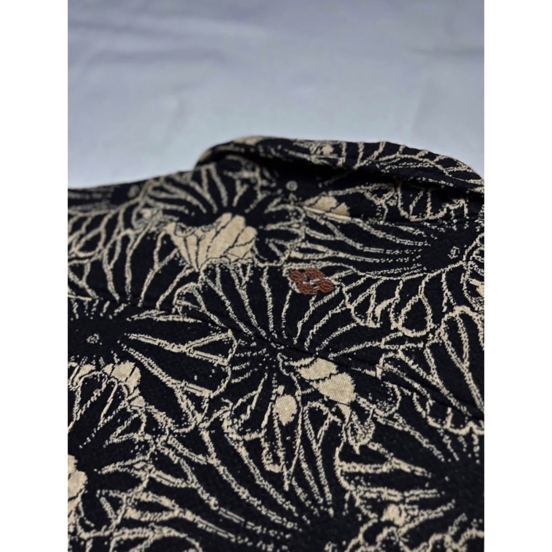 WACKO MARIA - gakkin JACQUARD LOTUS LEAVES シャツ M の通販 by