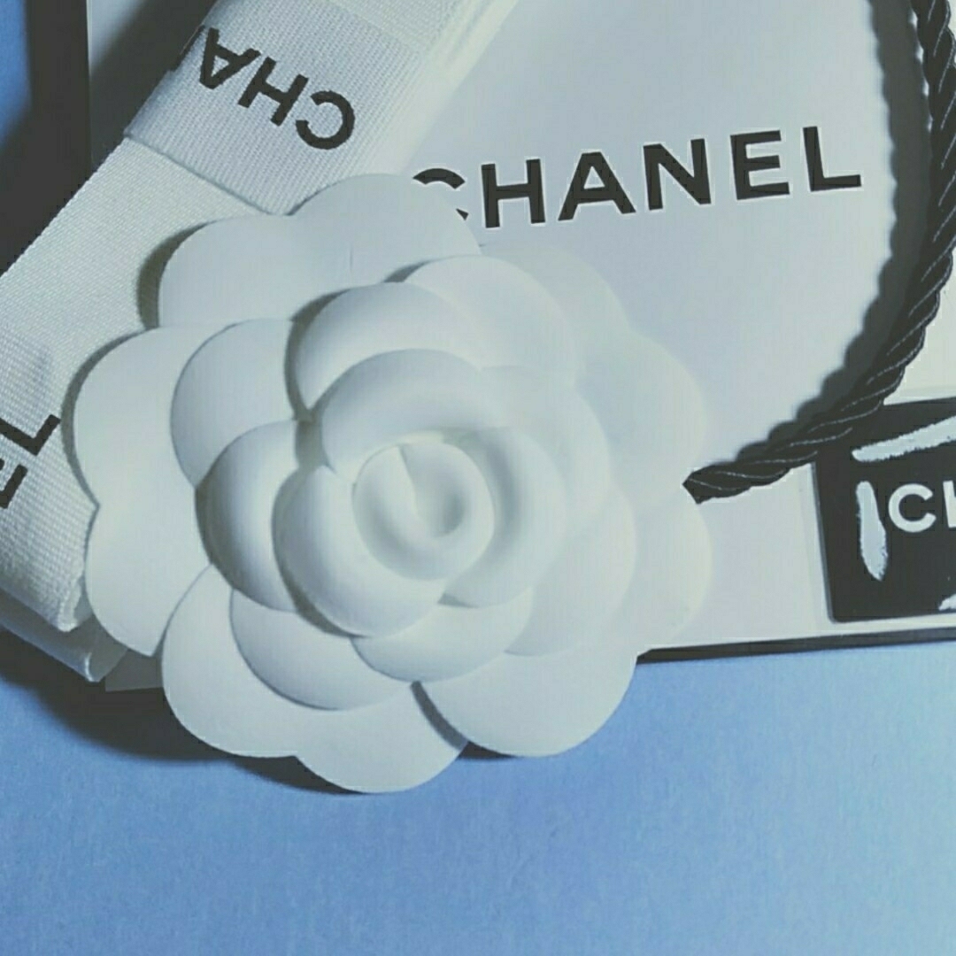 CHANEL(シャネル)の✾「カメリア③」CHANELカメリアリボンセット インテリア/住まい/日用品のオフィス用品(ラッピング/包装)の商品写真