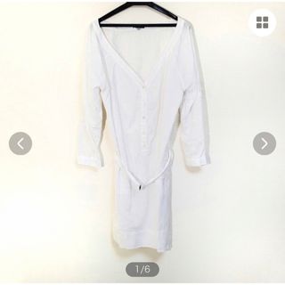 アンドゥムルメステール(Ann Demeulemeester)のANN DEMEULEMEESTER サイズ34 レディース 美品 白(シャツ/ブラウス(長袖/七分))