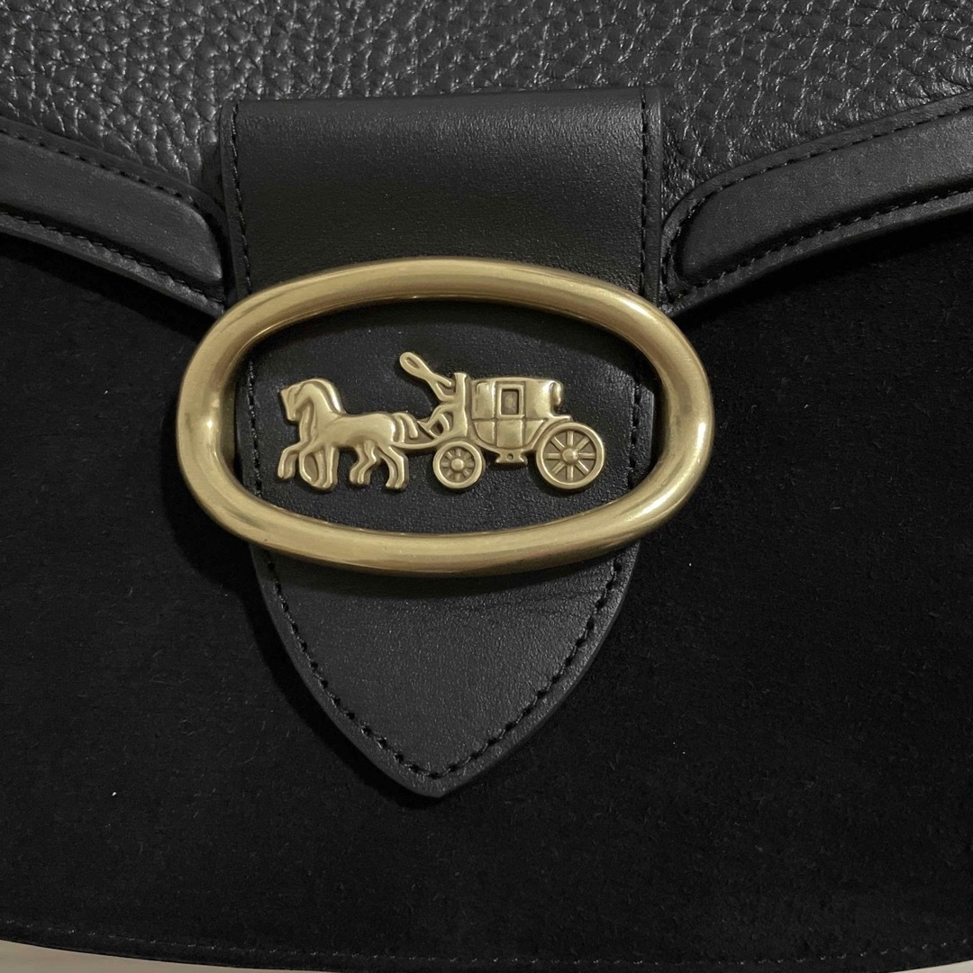 COACH(コーチ)のコーチ　サドル　ショルダーバッグ　＆巾着袋のおまけ付き‼️（写真8.9枚目参照） レディースのバッグ(ショルダーバッグ)の商品写真