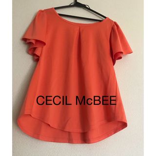 セシルマクビー(CECIL McBEE)のCECIL McBEE  フリル袖トップス(カットソー(半袖/袖なし))