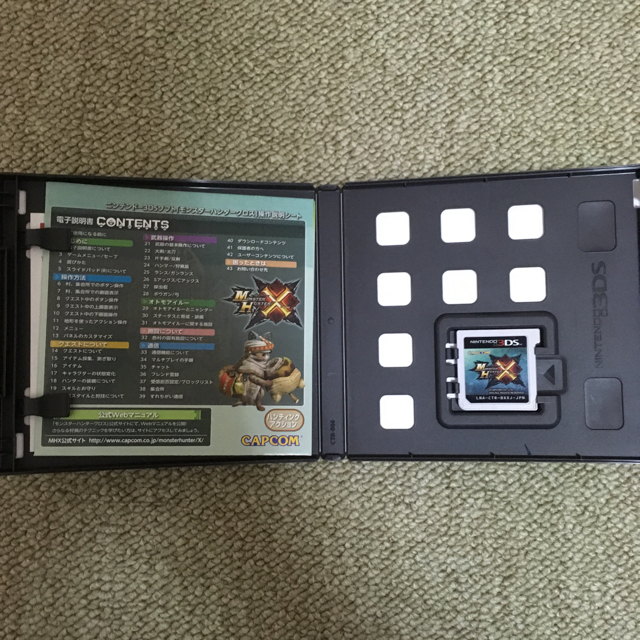 任天堂(ニンテンドウ)の3DS モンスターハンタークロス エンタメ/ホビーのゲームソフト/ゲーム機本体(携帯用ゲームソフト)の商品写真