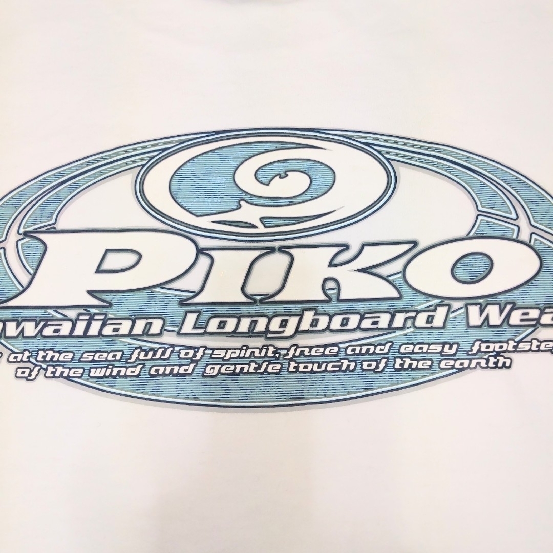 PIKO(ピコ)の☆美品 未使用 PIKO ホワイト ロン T  ラメバックプリント  あいみょん メンズのトップス(Tシャツ/カットソー(七分/長袖))の商品写真