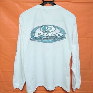 ピコ(PIKO)の☆美品 未使用 PIKO ホワイト ロン T  ラメバックプリント  あいみょん(Tシャツ/カットソー(七分/長袖))