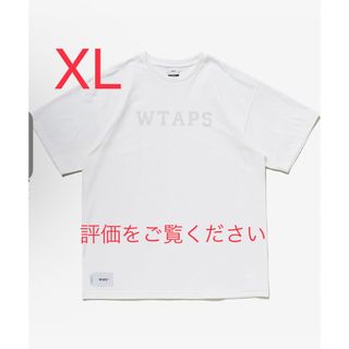 ダブルタップス(W)taps)のWTAPS ダブルタップス カレッジ ロゴ Tシャツ XL ホワイト(Tシャツ/カットソー(半袖/袖なし))