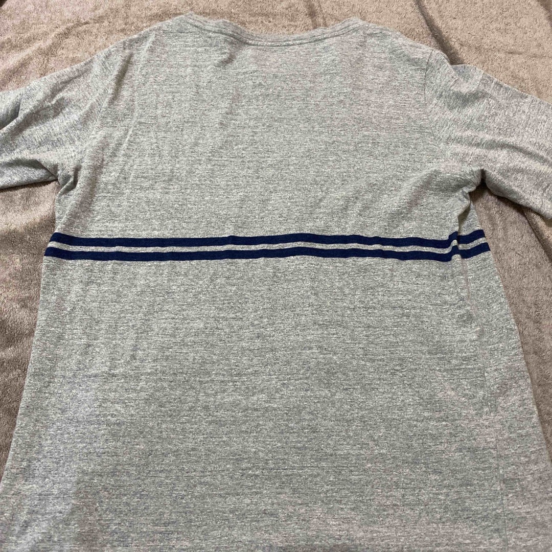Ron Herman(ロンハーマン)のロンハーマン　インディゴデニム　2本ライン　胸ポケット　Tシャツ　XL グレー メンズのトップス(Tシャツ/カットソー(半袖/袖なし))の商品写真