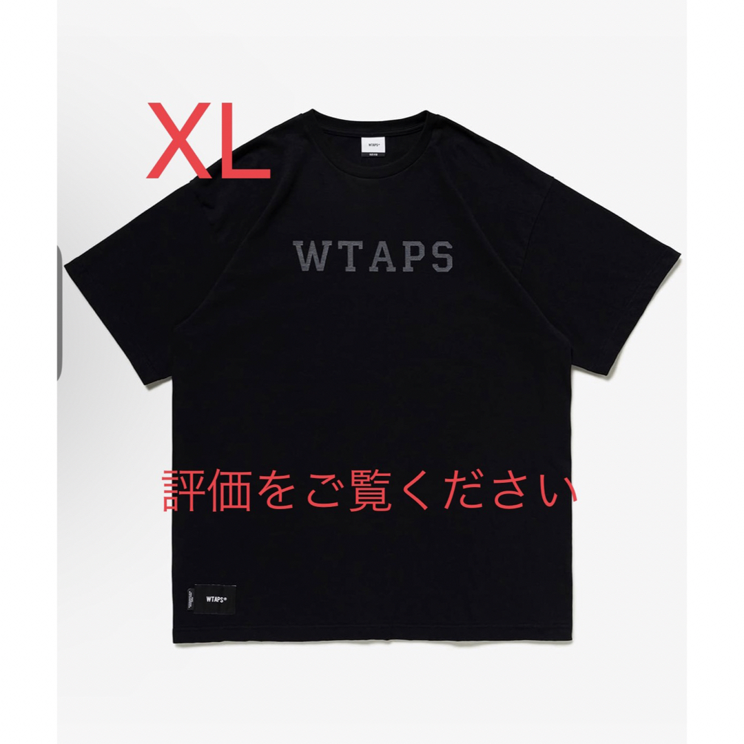 メンズWTAPS ダブルタップス カレッジ ロゴ Tシャツ XL ブラック