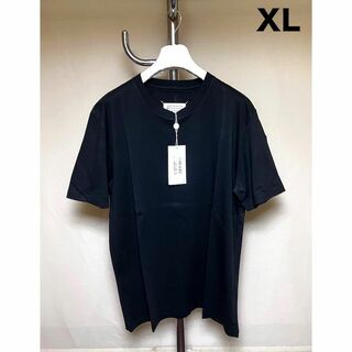 マルタンマルジェラ(Maison Martin Margiela)の新品 XL 22aw マルジェラ オーガニックコットン Tシャツ 黒 4257(Tシャツ/カットソー(半袖/袖なし))