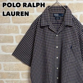 POLO RALPH LAUREN - 90s POLO RALPH LAUREN オープンカラーシャツ