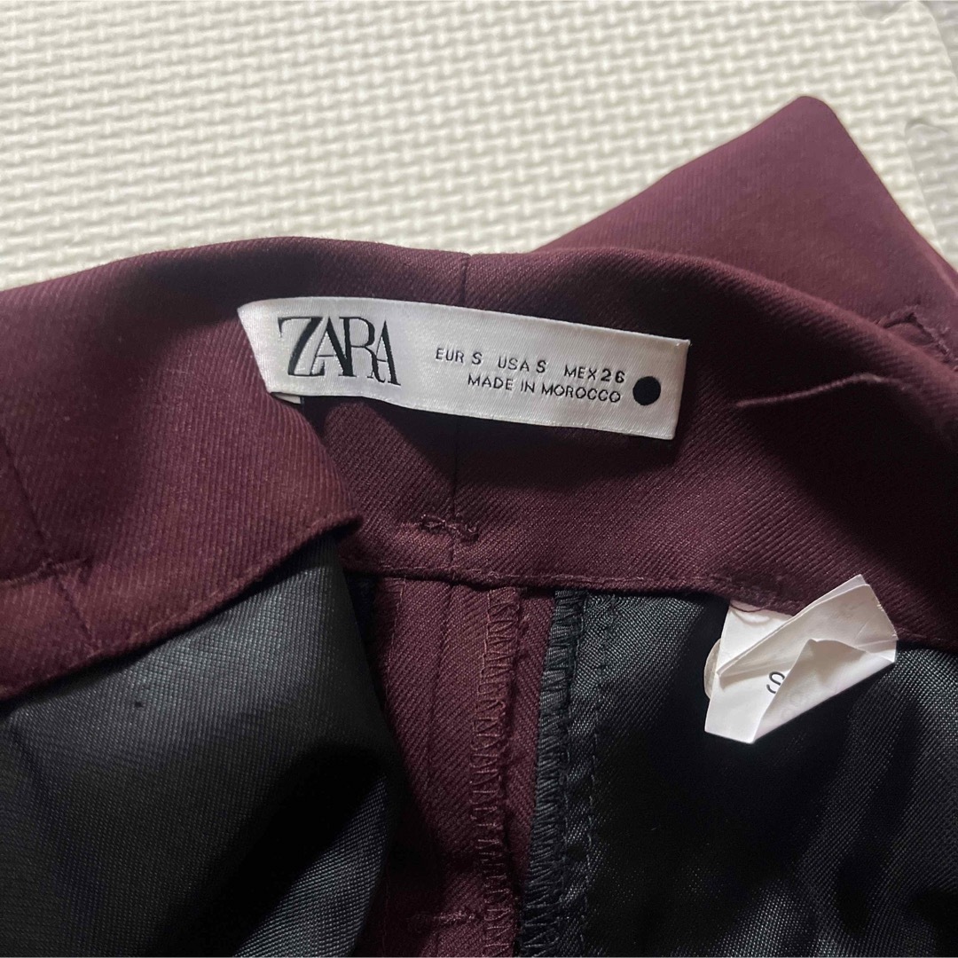 ZARA(ザラ)の最終値下げ！美品！ZARA  ベルト付きハイウエストパンツ レディースのパンツ(その他)の商品写真