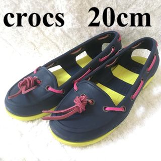 クロックス(crocs)の❤️クロックス crocs サンダル スニーカー　Ｗ4  20cm❤️(サンダル)