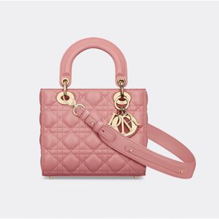 クリスチャンディオール(Christian Dior)の新品 LADY DIOR MY ABCDIOR スモールバッグ ライトピンク(ハンドバッグ)