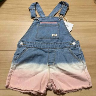 ザラキッズ(ZARA KIDS)の新品タグ付き☆ZARA baby デニム　サロペット　86(ワンピース)