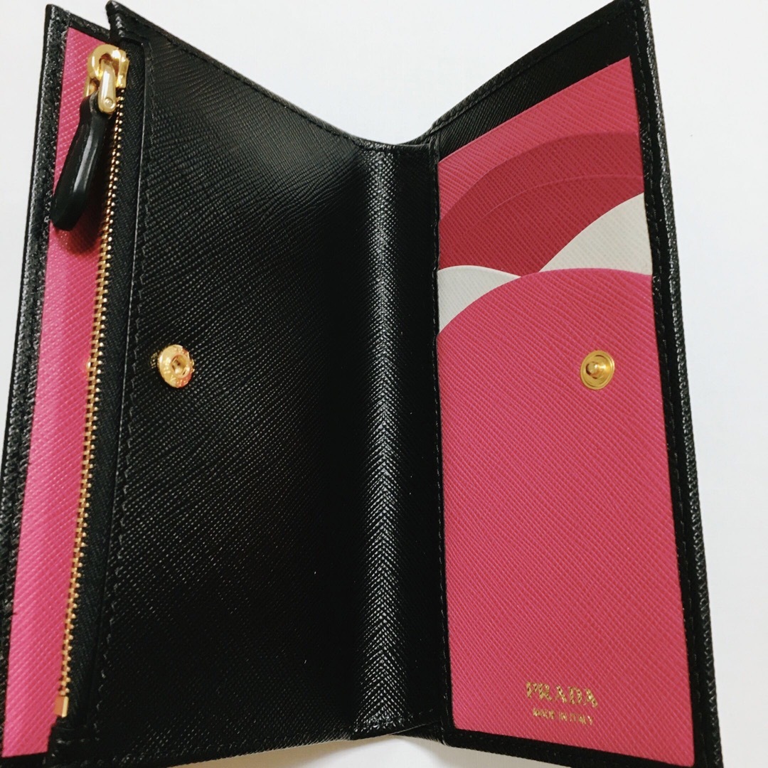PRADA - 美品 PRADA サフィアーノマルチカラー 財布 長財布 プラダの