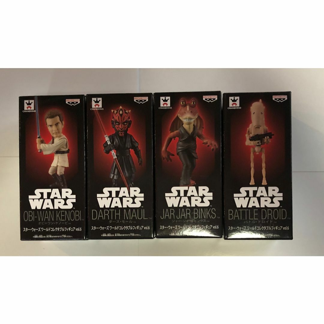 スターウォーズ ワールドコレクタブルフィギュア vol.6 4種セット