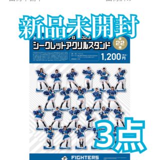 ファイターズガール　アクリルスタンド 新品未開封 3点 22種ランダム(キャラクターグッズ)