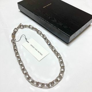 ドリスヴァンノッテン(DRIES VAN NOTEN)の新品 DRIES VAN NOTEN チェーンネックレス 銀 4422(ネックレス)