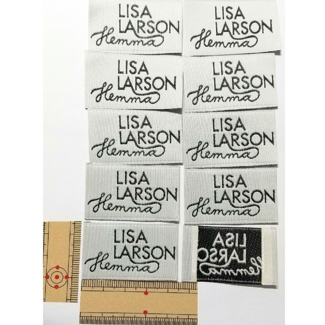 Lisa Larson(リサラーソン)の【リサラーソンのタグ】10枚 ハンドメイドの素材/材料(各種パーツ)の商品写真