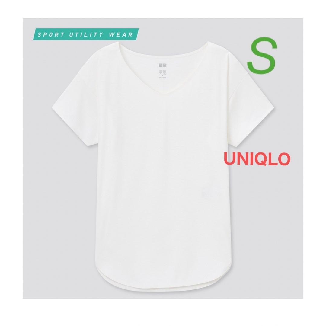 UNIQLO(ユニクロ)のUNIQLO  エアリズム　ロングT   S レディースのトップス(Tシャツ(半袖/袖なし))の商品写真
