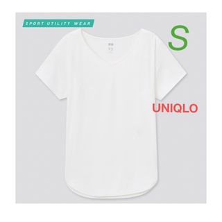 ユニクロ(UNIQLO)のUNIQLO  エアリズム　ロングT   S(Tシャツ(半袖/袖なし))