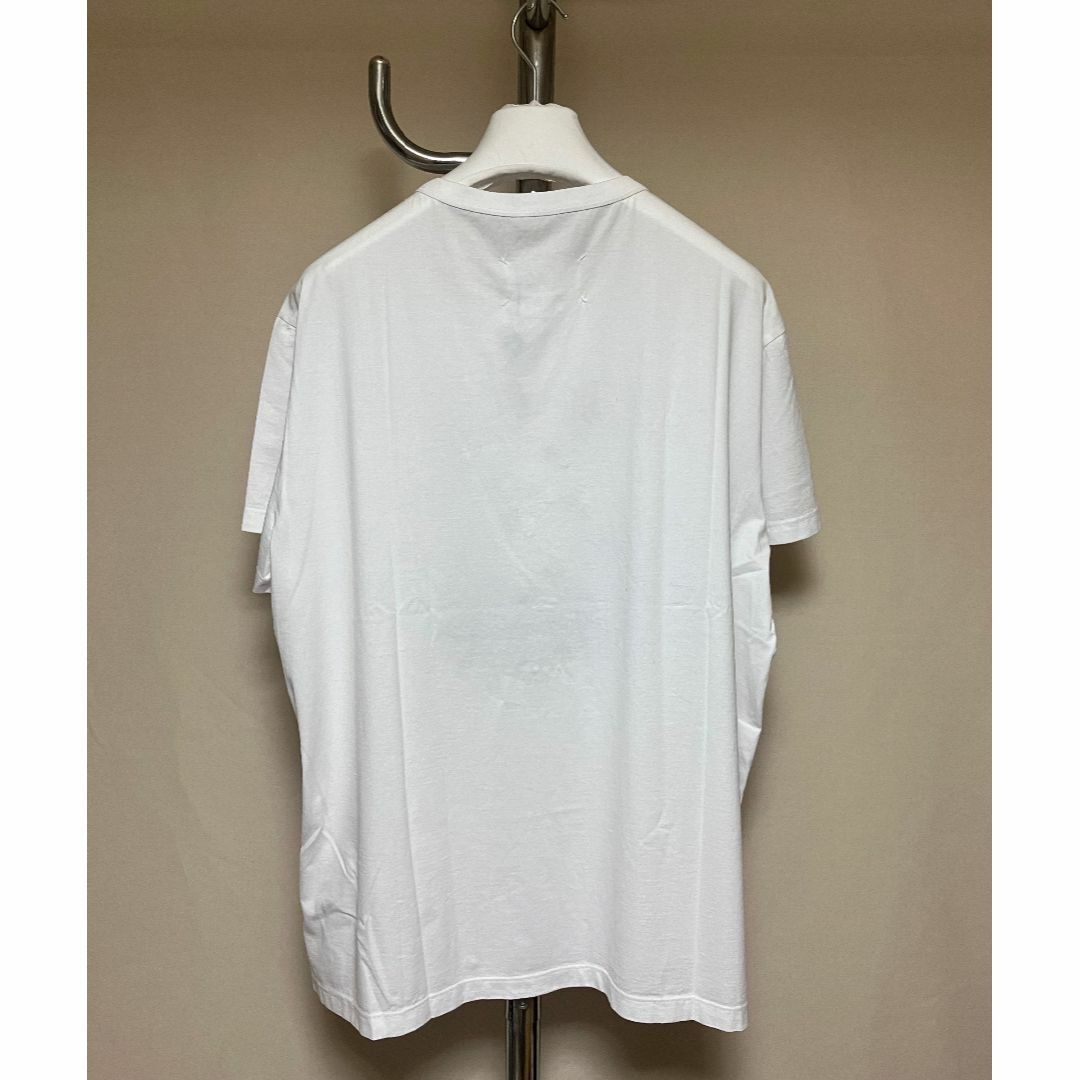 新品 M 22aw マルジェラ バブルロゴTシャツ 白 4039 新品 M 22aw マルジェラ バブルロゴTシャツ 白 4039
