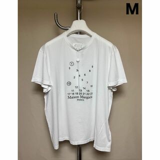 マルタンマルジェラ(Maison Martin Margiela)の新品 M 22aw マルジェラ バブルロゴTシャツ 白 4039(Tシャツ/カットソー(半袖/袖なし))