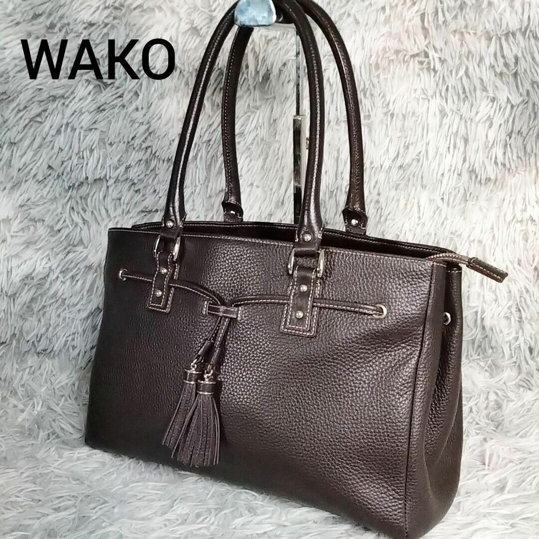 KAZUNO_全商品WAKO 銀座和光 ハンドバッグ トートバッグ タッセル ...