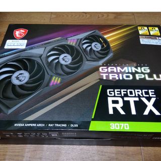 エムエスアイ(msi)のGeForce RTX 3070 GAMING TRIO PLUS 8G LHR(PCパーツ)