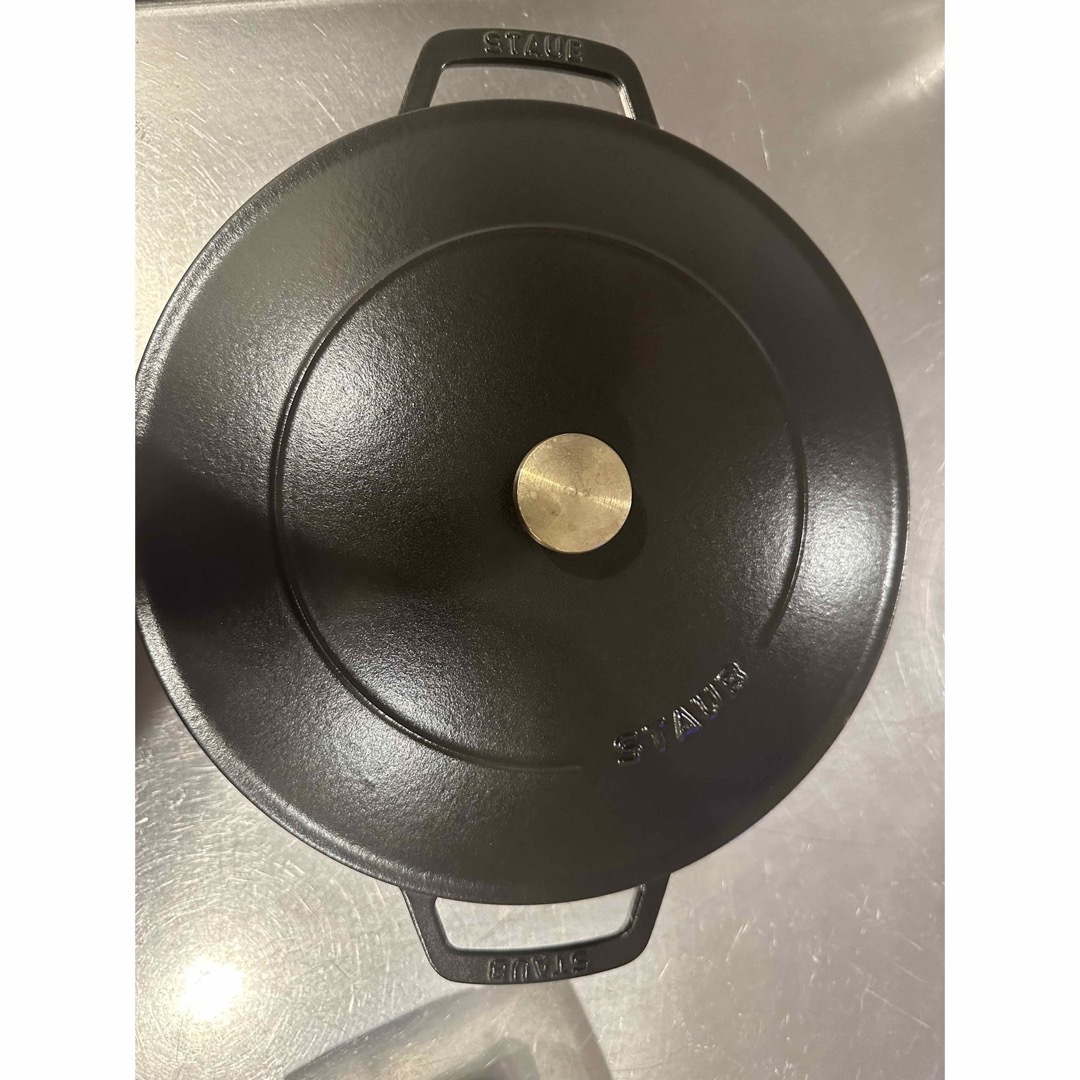 ストウブ 鍋 Staub ブレイザー ソテーパン 24cm ブラック