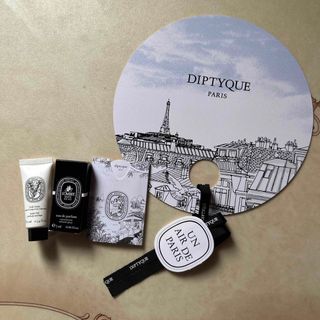 ディプティック(diptyque)のディプティック サンプル diptyque 未使用 香水 サテンオイル うちわ(香水(女性用))