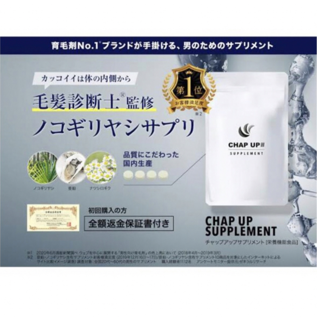 【新品】チャップアップ育毛剤10本サプリ5袋セット CHAPUP 育毛剤