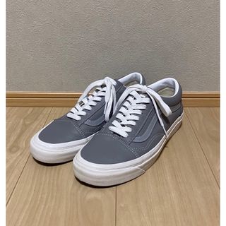 ヴァンズ(VANS)のvans オールドスクール　グレーレザー(スニーカー)