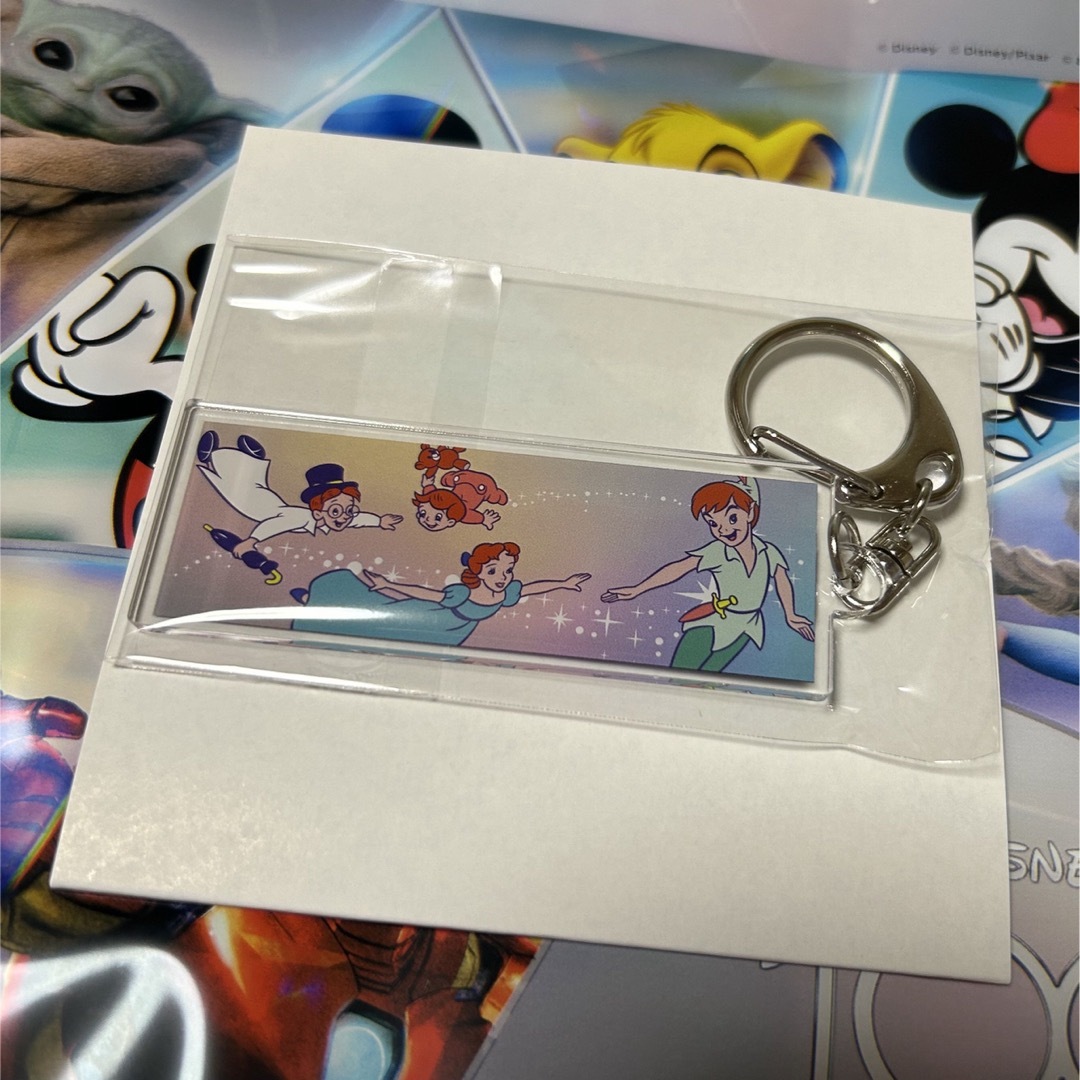 ディズニー 100周年 バータイプ アクリルキーホルダー ピーターパン | フリマアプリ ラクマ