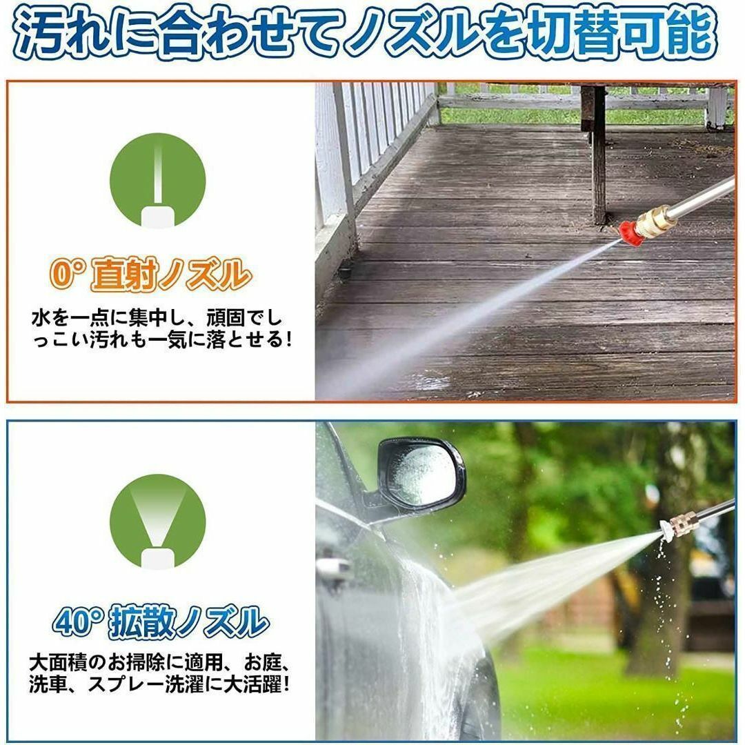 大人気✨高圧洗浄機 充電式 コードレス 充電式ハンディウォッシャーの