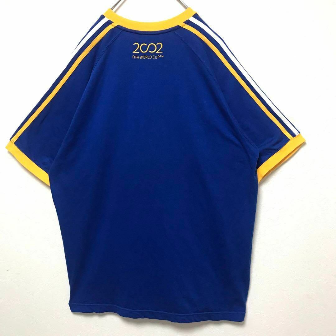 adidas(アディダス)のadidas 日韓ワールドカップ2002スウェーデン代表 リンガー Tシャツ メンズのトップス(Tシャツ/カットソー(半袖/袖なし))の商品写真