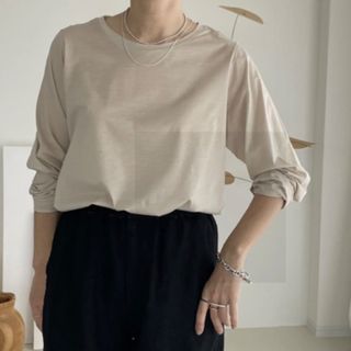 LIMI feu - limi feu カッティング 肩開き Tシャツ カットソー 肩出し