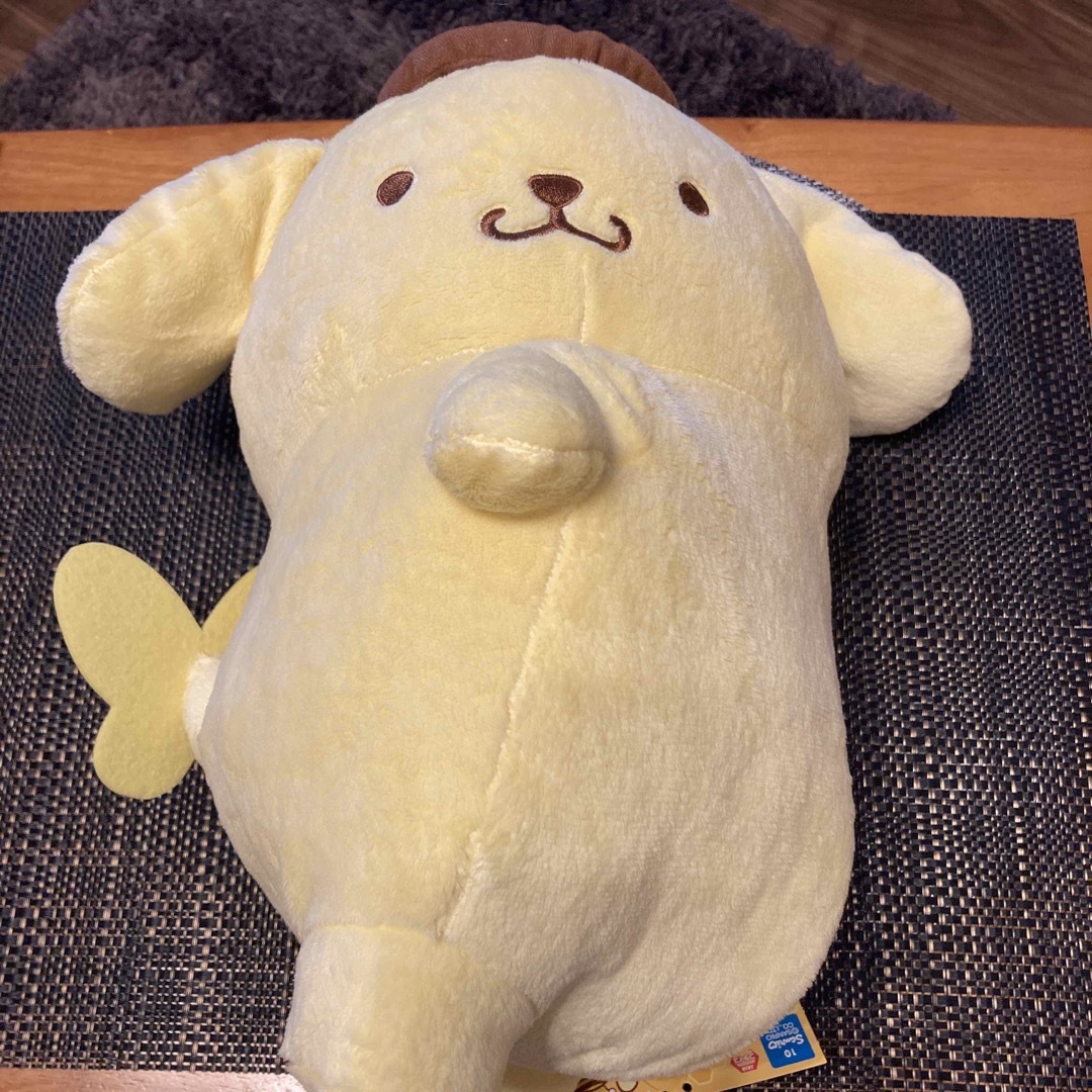 ポムポムプリン - ポムポムプリン ふりむきおしり BIGぬいぐるみ ポムポムプリン - ポムポムプリン ふりむきおしり BIGぬいぐるみ