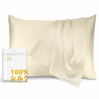 【色: シャンパンゴールド】シルク枕カバー ottosvo 100%マルベリーシ(シーツ/カバー)