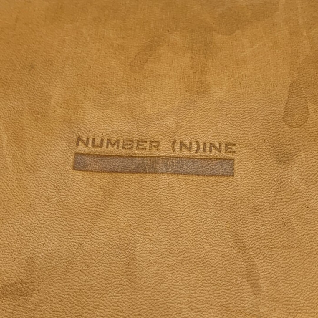 NUMBER (N)INE(ナンバーナイン)のナンバーナイン レザー バッグ ウエスト ポシェット キャメル メンズのバッグ(ウエストポーチ)の商品写真