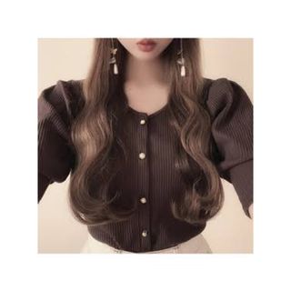 グレイル(GRL)の【美品】GRL♡前後2wayリブトップス[rut337](カットソー(半袖/袖なし))