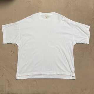 ブラミンク　コットン クルーネック オーバーサイズTEE