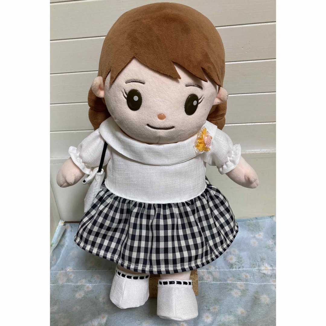 おしゃべりみーちゃんチェックコンビワンピースセットの通販 by